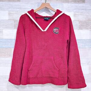 South Carolina Gamecocks Kashwere Chenilla Hooded Sweater Red Womens Small